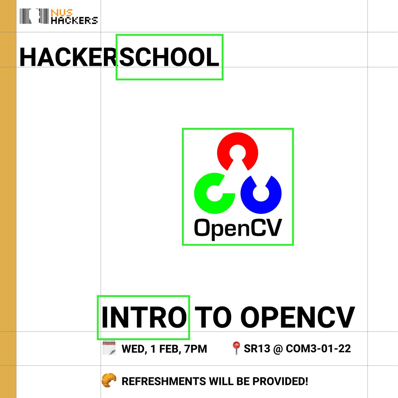 Introduction to OpenCV Poster
