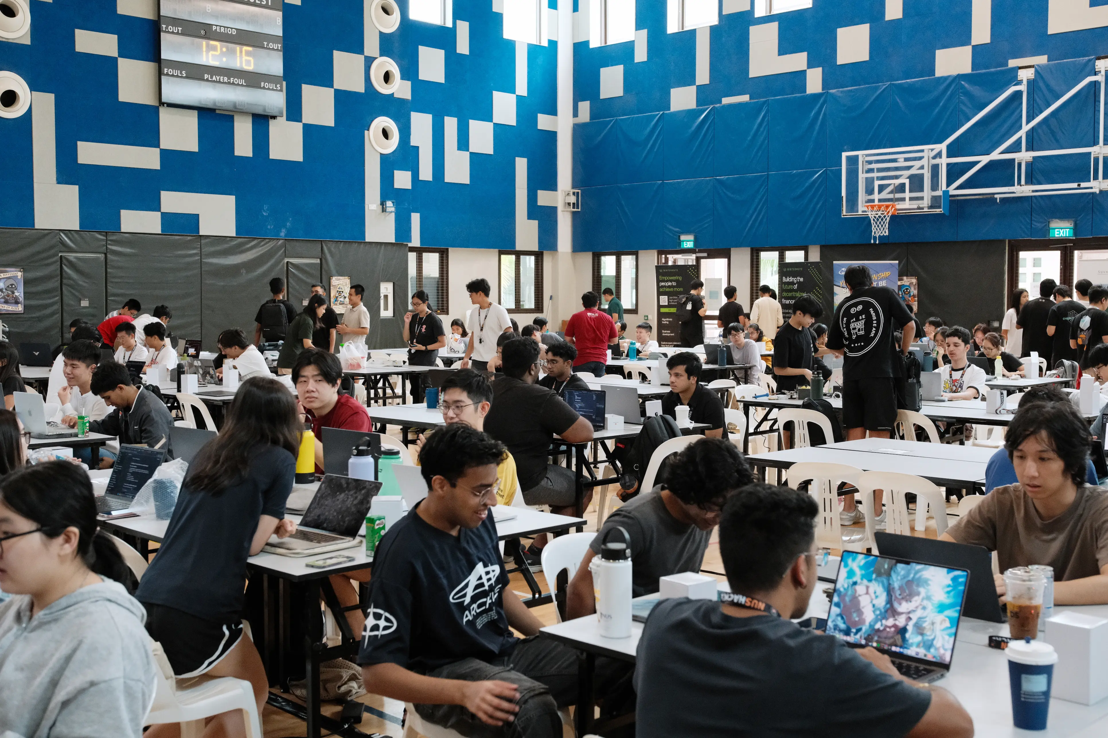 Participants working on their projects in RC4 MPSH