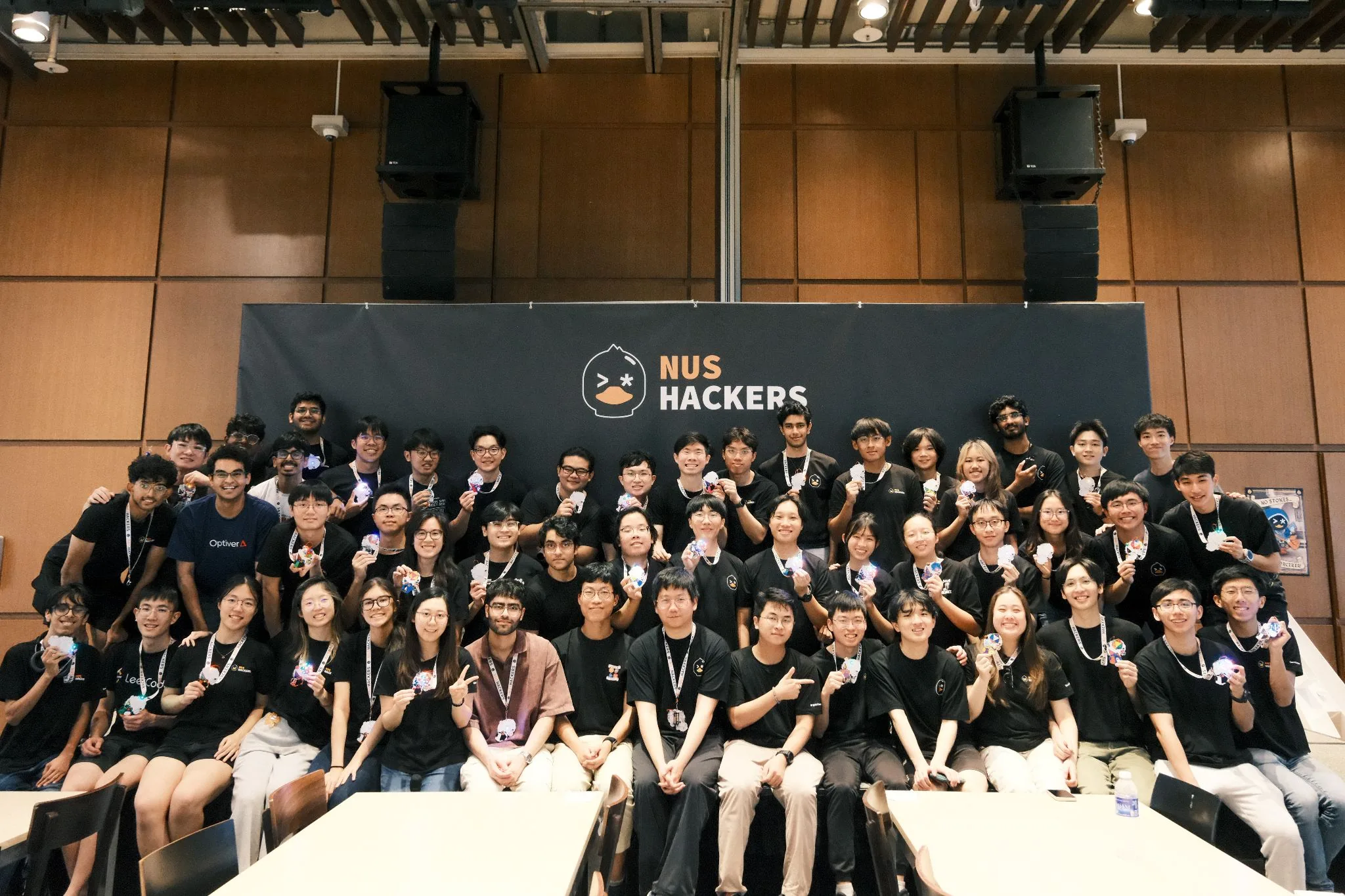 Hack&Roll 2026 organisers gathered for a group photo